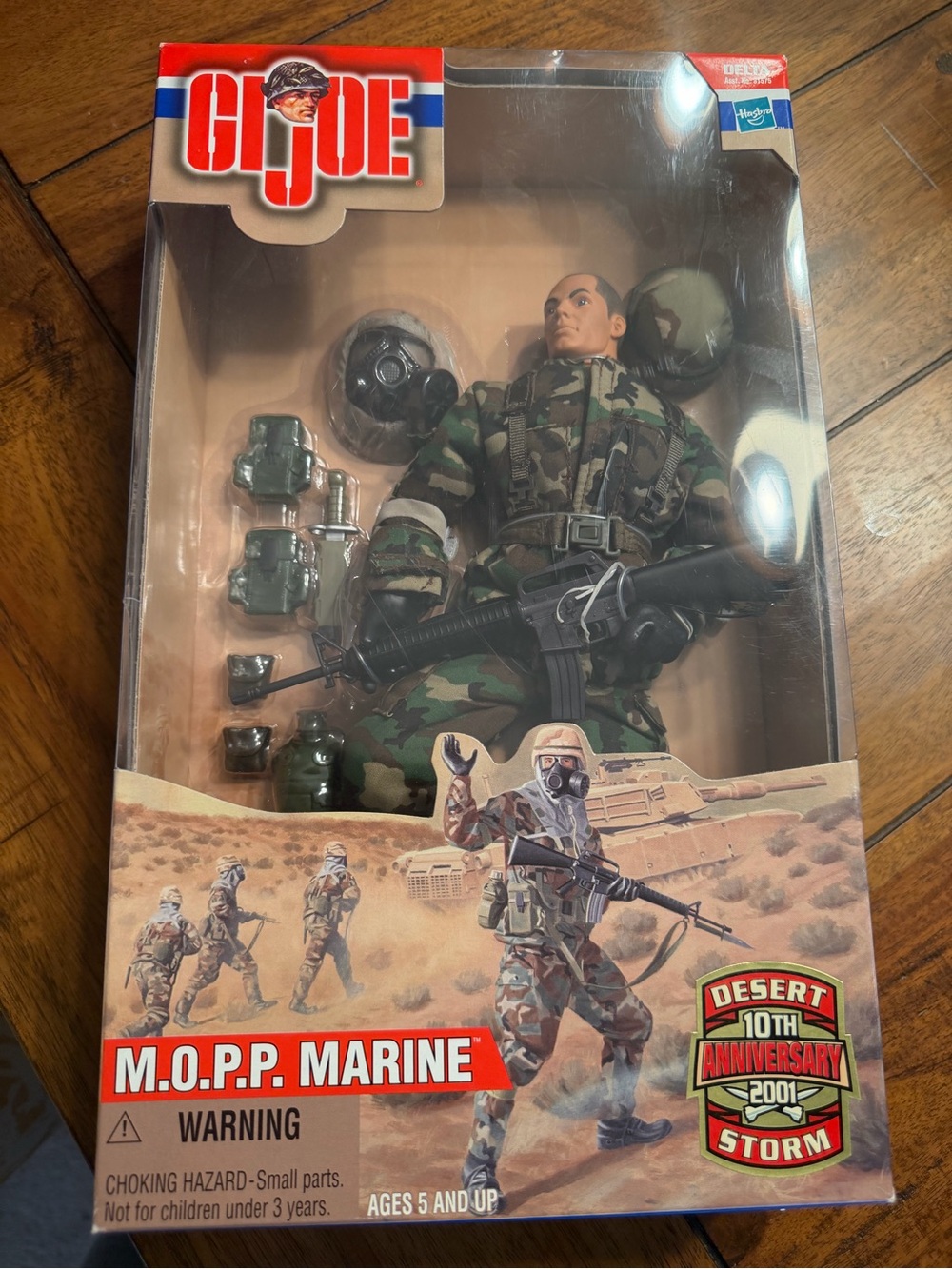 Hasbro G.I. Joe Desert Storm 10th Anniversary M.O.P.P. Marine action figure 2000